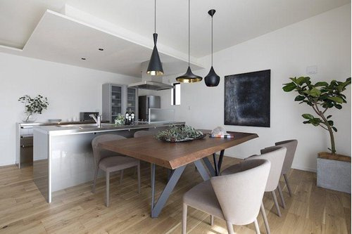 西宮市若草町２丁目新築戸建の居間・リビング|イメージパース