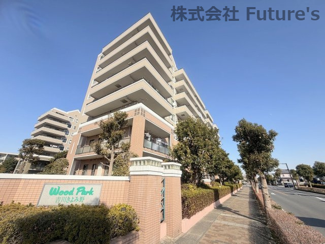 ウッドパーク吉川きよみ野　C棟の外観|お探しの方！お待たせ致しました！人気のきよみ野エリアのマンション！吉川市役所の目の前！
