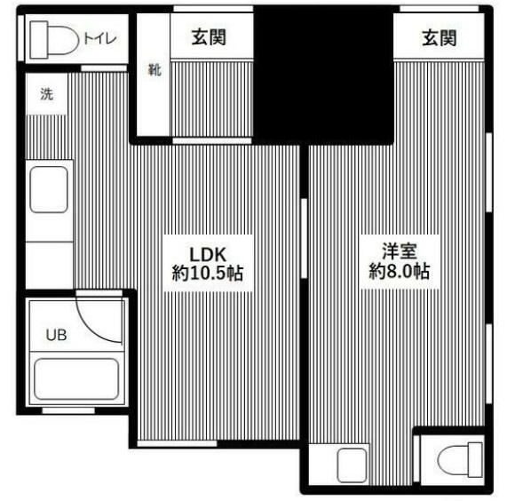 オザキハイツの間取り|間取りです。