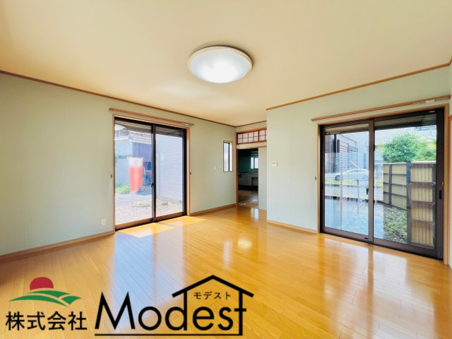 高崎市四ツ屋の居間・リビング|ご家族も自然と集まる空間♪