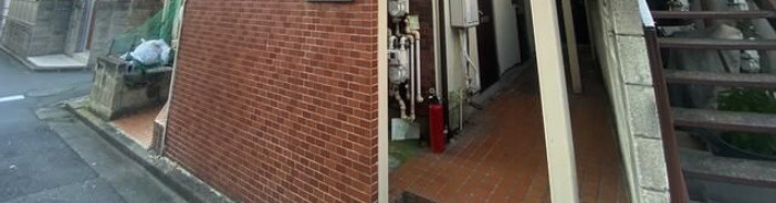 北新宿コーポのエントランス