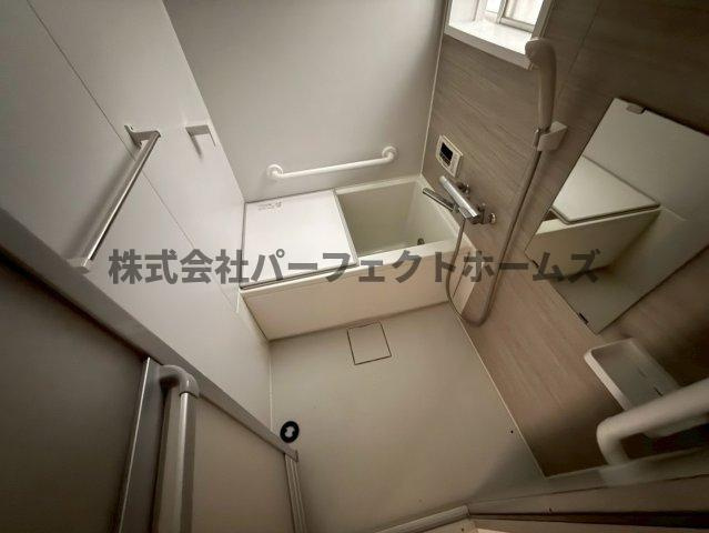 御幸東町戸建　賃貸の浴室|ゆったり過ごせるお風呂です