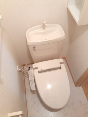 【トイレ】 | サンリット・スクエアＢ | 清潔感のあるトイレです