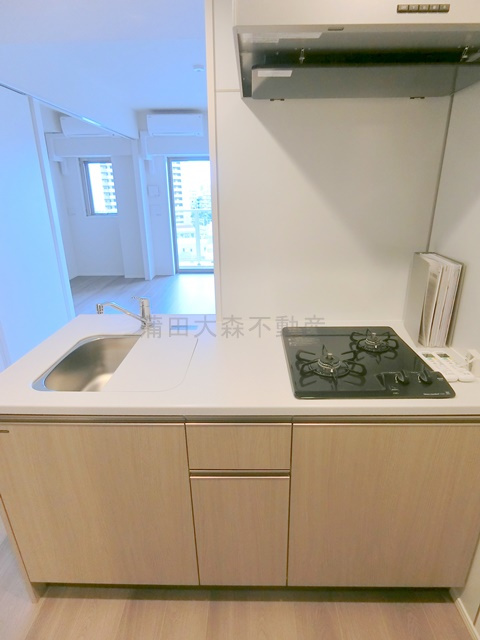 プレディアコート大森山王プレディアコートオオモリサンノウのキッチン|2口ガスカウンターキッチン