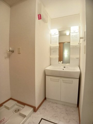 【洗面所】 | クリスタルコート | スペースが確保できる洗面所です