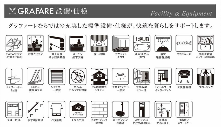 グラファーレ千葉市若葉区加曽利町５期の設備