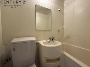 浴室内に洗面台があります♪