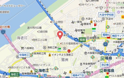 【地図】 | エスリードレジデンス大阪福島イースト