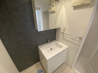 洗面所内に洗濯機置場あり♪