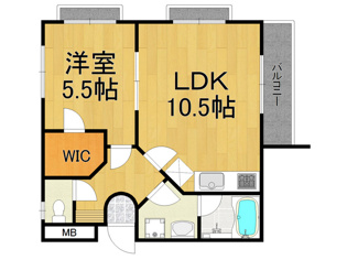 青楓舘の間取り