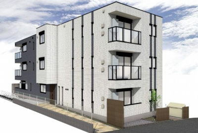 【外観パース】 | Ｂｌａｎ　ｃｕｂｅ　戸越公園 | 外観パースになります。