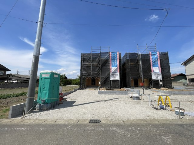 新築戸建・新築建売　太田市新田上江田町第1　綿打小学校・綿打中学校の駐車場