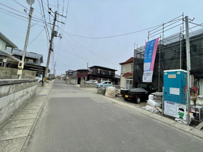 【前面道路含む現地写真】 | 【新築戸建て】秋田市新屋日吉町　第2 | 2026年4月撮影