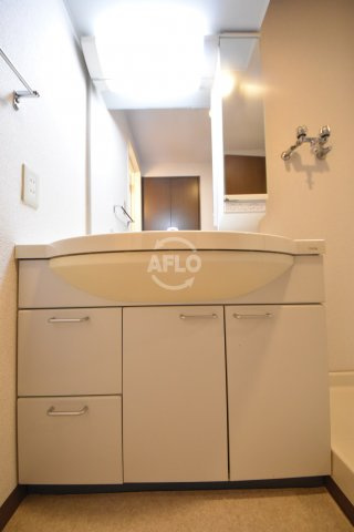 天神橋ハイムの洗面所|天神橋ハイム　洗面所