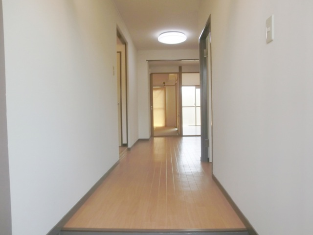 メゾン細田の居間・リビング|玄関からのアプローチです。