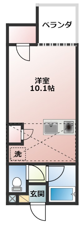 セザンヌ南栄の間取り