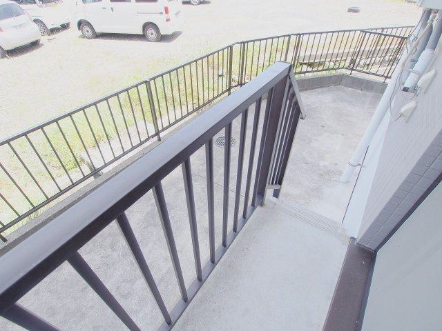 クレアシオン大町のバルコニー