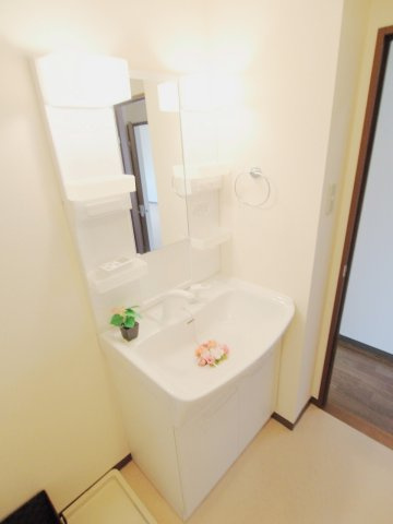 クレアシオン大町の洗面所