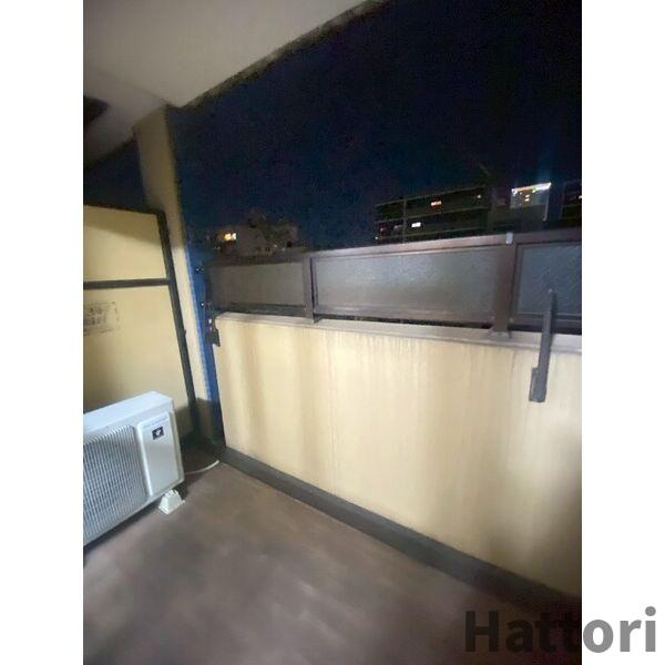 アスリート新大阪Ⅱのバルコニー