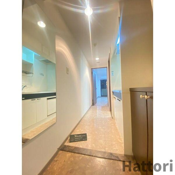 アスリート新大阪Ⅱの玄関