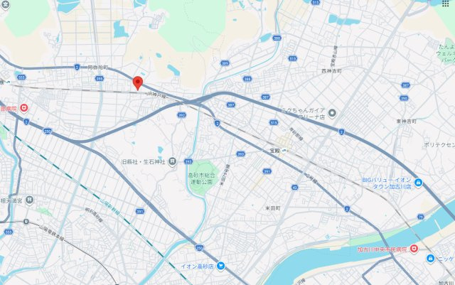 高砂市阿弥陀町北池　中古戸建の地図