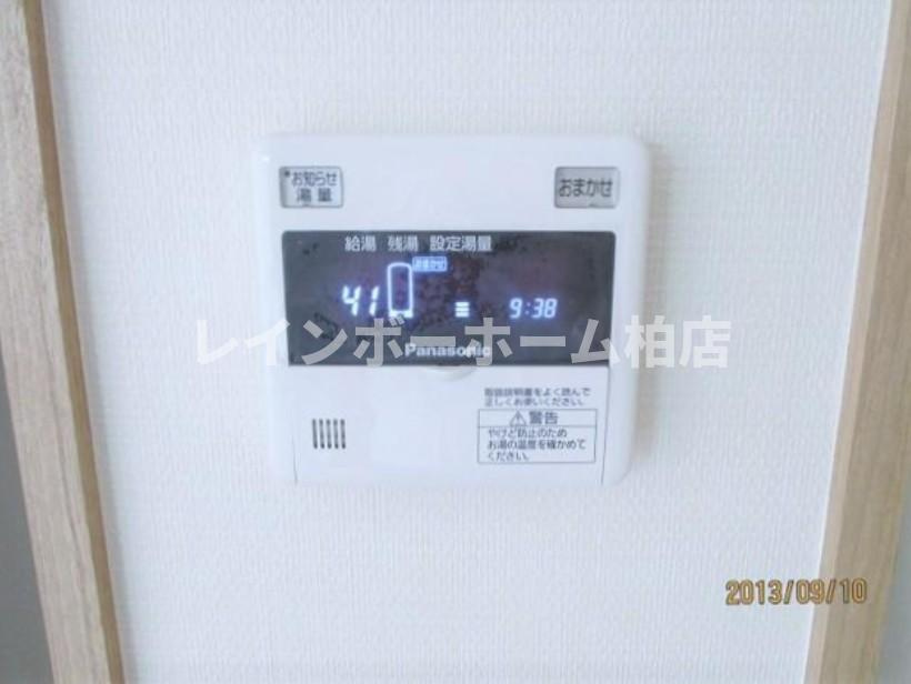 担当エリアのルームアドバイザーが直接対応いたしますの設備|給湯パネルです