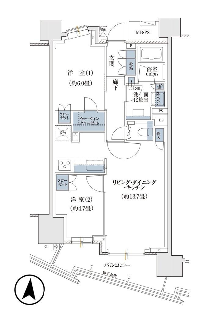プラウド高田馬場の間取り|お問合せはお電話でもお受付しております。
03-6450-5211