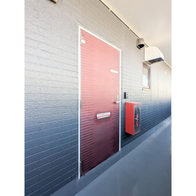 第五山中マンションの玄関