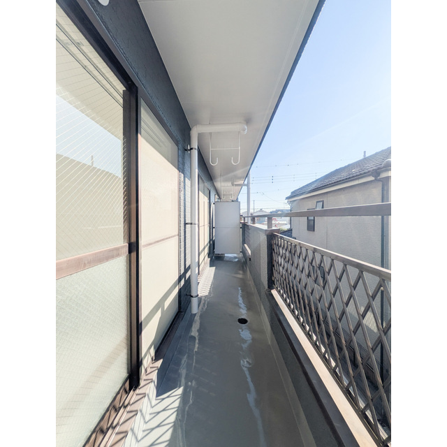 第五山中マンションのバルコニー