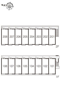 【区画図】 | レオパレスコンフォート西之町