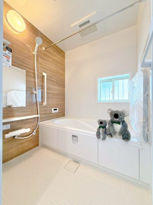 【浴室】 | 前橋市北代田町　新築住宅 | 快適さとリラックスを両立したこだわりのバスルーム。浴室乾燥機付きで雨の日も安心。