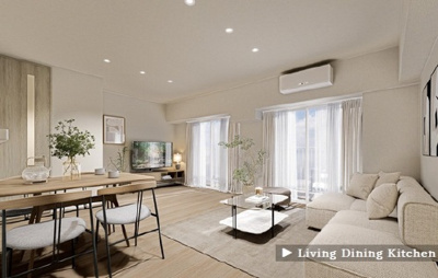 【居間・リビング】 | 美浜東エステート5号棟