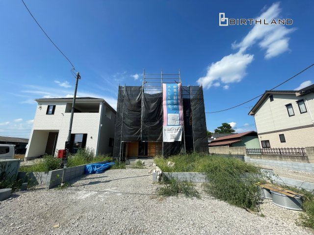 新築戸建・新築建売　太田市新田上江田町第1　綿打小学校・綿打中学校の外観|【2号棟】2026年5月末撮影