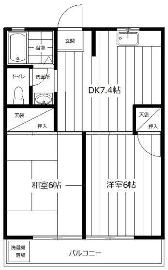 【間取り】 | ビラ―ジュハットリ　