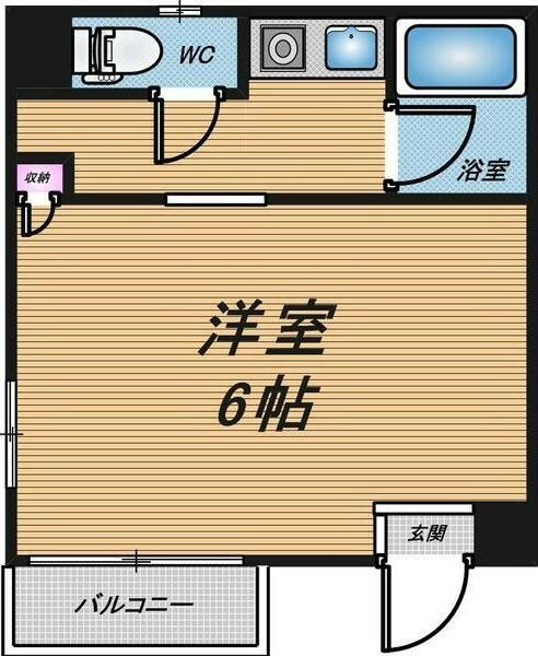 THECITY弁天町の間取り