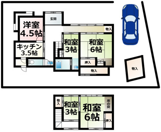 【間取り】 | 本宮2丁目