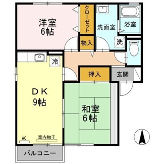 【間取り】 | ハイツ曙　Ⅰ棟