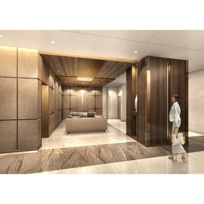 【エントランス】 | スプランディッド難波Ⅶ | 落ち着いたエントランスです