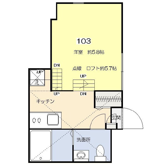 セレーナあらかわ遊園の間取り