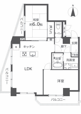 セザール北千住の間取り