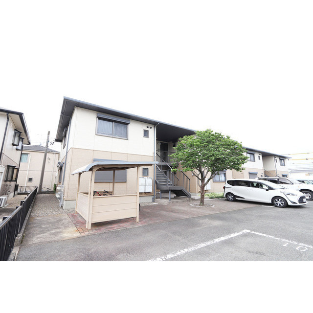 フォンテーヌ宮ノ陣Ⅲ A棟の外観|落ち着いた雰囲気の外観です