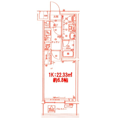 SQUARE CITY TSURUMI VEELKLEURIGの間取り