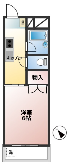 フラットサンパールの間取り