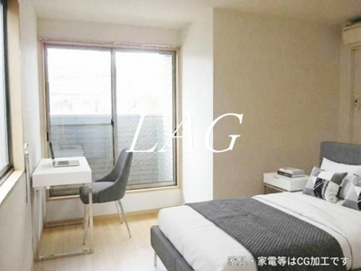 【寝室】 | マリクレール蒲田 | 寝室です。（家具家電はありません）