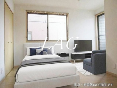 【居間・リビング】 | マリクレール蒲田 | 洋室のお部屋です。（家具家電はありません）