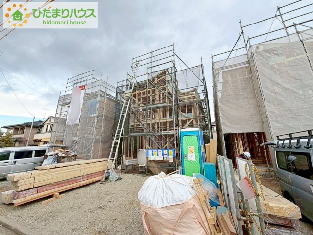 郡山市亀田２丁目第２　新築戸建　2号棟の外観|是非一度、ご家族そろってご内覧ください♪