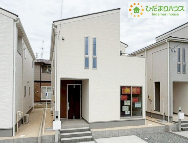 郡山市亀田２丁目第２　新築戸建　2号棟の外観|地震の揺れを吸収する、制震構造です。