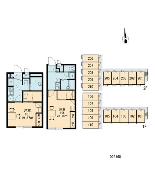 【区画図】 | レオパレス大塚山 | 画像3