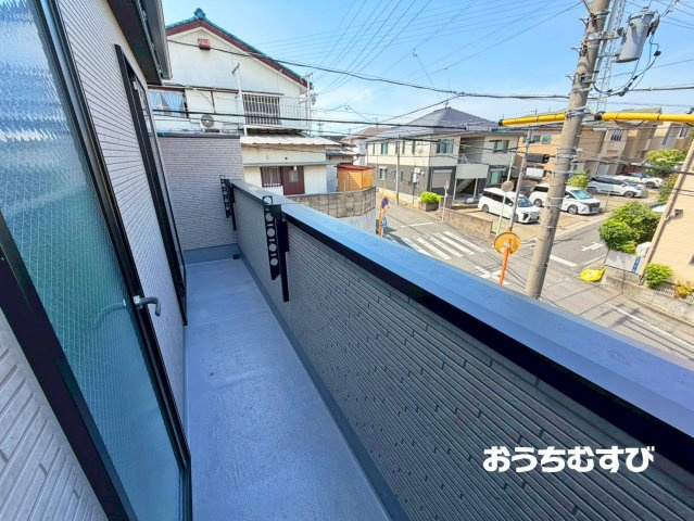 守山区大屋敷004(全4棟)のバルコニー
