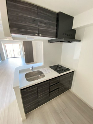 【キッチン】 | ヴァレッシア上野NorthCity | コンパクトなキッチンで掃除もラクラク